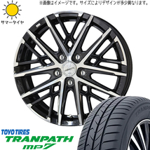 新品 フォレスター XV 225/55R17 TOYO トランパス MP7 スマック グレイヴ 17インチ 7.0J +47 5/100 サマータイヤ ホイール 4本SET_画像1