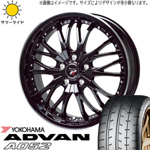 新品 86 プリウス レガシィ BRZ 215/45R17 Y/H アドバン A052 プレシャス HM3 17インチ 7.0J +48 5/100 サマータイヤ ホイール 4本SET