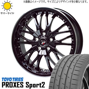 新品 86 プリウス BRZ 225/40R18 TOYO プロクセススポーツ2 プレシャス HM3 18インチ 7.0J +48 5/100 サマータイヤ ホイール 4本SET