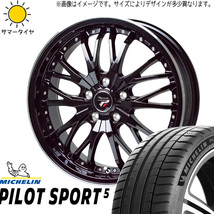 新品 ステップワゴン アテンザ 225/40R18 ミシュラン PS5 プレシャス HM3 18インチ 7.5J +55 5/114.3 サマータイヤ ホイール 4本SET_画像1