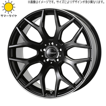 新品 CR-V レガシィ BS9 225/55R19 輸入タイヤ ヴェネルディ レッジェーロ 19インチ 7.5J +52 5/114.3 サマータイヤ ホイール 4本SET_画像1