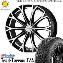 新品 アウトランダー デリカ 225/55R18 BFGoodrich トレイルテレーン レガート 18インチ 8.0J +42 5/114.3 サマータイヤ ホイール 4本SET_画像1