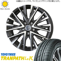 新品 タント アルト ワゴンR 165/45R16 TOYO トランパス LuK レジーナ 16インチ 5.5J +49 4/100 サマータイヤ ホイール 4本SET_画像1