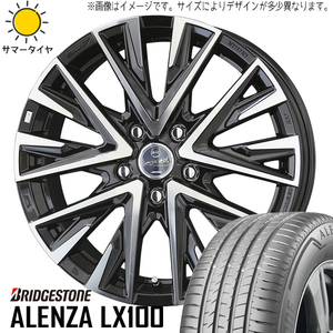 新品 レクサス NX RAV4 225/60R18 ブリヂストン アレンザ LX100 レジーナ 18インチ 7.5J +38 5/114.3 サマータイヤ ホイール 4本SET