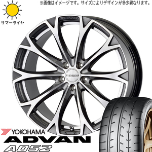 新品 スバル WRX STI WRX S4 245/40R18 Y/H ADVAN A052 ヴェネルディ レガート 18インチ 8.0J +45 5/114.3 サマータイヤ ホイール 4本SET