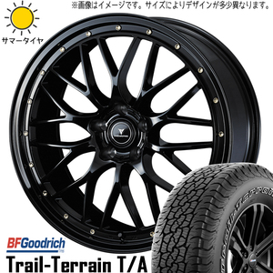 新品 レクサス NX RAV4 225/60R18 BFグッドリッチ トレイルテレーン T/A M1 18インチ 7.5J +38 5/114.3 サマータイヤ ホイール 4本SET