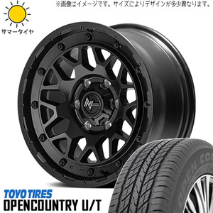 新品 スズキ ジムニーシエラ 215/70R16 16インチ TOYO オープンカントリー U/T M29 6.0J -5 5/139.7 サマータイヤ ホイール 4本SET