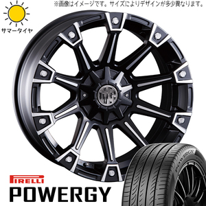 新品 アルファード 225/60R17 17インチ PIRELLI POWERGY CRIMSON MG MONSTER 5/114.3 サマータイヤ ホイール 4本SET