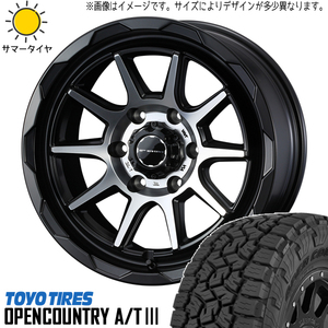 新品 スズキ ジムニーシエラ 215/70R16 16インチ オープンカントリー A/T3 MV06 6.0J -5 5/139.7 サマータイヤ ホイール 4本SET