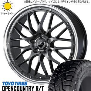 新品 レガシィアウトバック CX5 CX8 225/60R18 TOYO OPENCOUNTRY R/T M1 18インチ 7.5J +53 5/114.3 サマータイヤ ホイール 4本SET