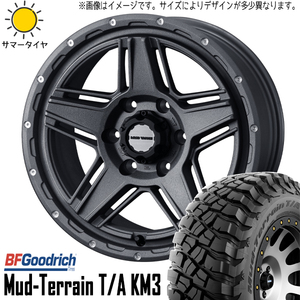 新品 ハイラックス サーフ プラド 265/60R18 18インチ BFGoodrich T/A KM3 MV07 8.0J +20 6/139.7 サマータイヤ ホイール 4本SET