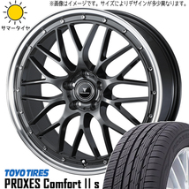 新品 アウトランダー エクストレイル 235/55R19 TOYO PROXES C2S M1 19インチ 8.0J +45 5/114.3 サマータイヤ ホイール 4本SET_画像1