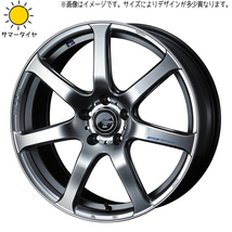 新品 ノア ヴォクシー 215/45R18 おすすめ輸入タイヤ レオニス ナヴィア07 18インチ 7.0J +47 5/114.3 サマータイヤ ホイール 4本SET_画像1