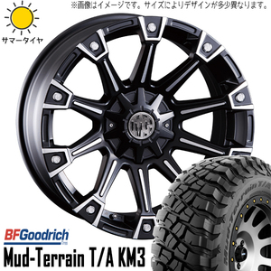 新品 FJクルーザー GSJ15W 265/75R16 16インチ BF Goodrich Mud-Terrain T/A KM3 CRIMSON MG MONSTER サマータイヤ ホイール 4本SET