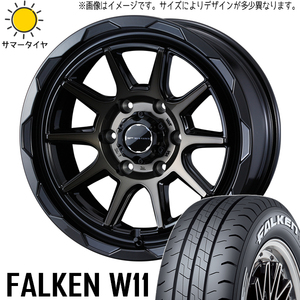 新品 スズキ ジムニーシエラ 195/80R15 15インチ ファルケン W11 マッドヴァンス 06 6.0J ±0 5/139.7 サマータイヤ ホイール 4本SET