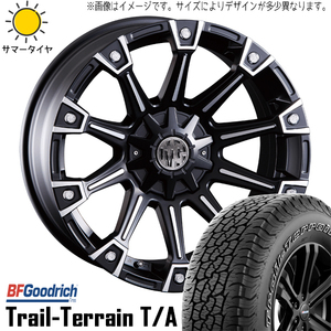 新品 カローラクロス 215/60R17 17インチ BF Goodrich Trail-Terrain T/A CRIMSON MG MONSTER 5/114.3 サマータイヤ ホイール 4本SET