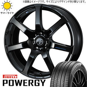 新品 アルファード ハリアー 245/45R19 ピレリ パワジー レオニス ナヴィア07 19インチ 8.0J +45 5/114.3 サマータイヤ ホイール 4本SET