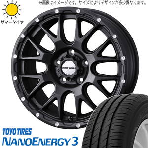 新品 クラウン CX-3 デリカ 215/60R16 16インチ TOYO ナノエナジー3 MV08 7.0J +35 5/114.3 サマータイヤ ホイール 4本SET