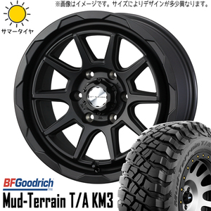 新品 ジムニーシエラ 225/75R16 16インチ BFグッドリッチ マッドテレーン KM3 MV06 6.0J -5 5/139.7 サマータイヤ ホイール 4本SET