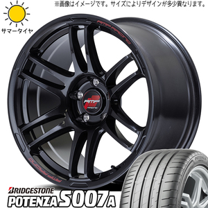 新品 スカイラインGT-R R33 R34 265/35R18 BS ポテンザ S007A RMP RACING R26 18インチ 9.5J +22 5/114.3 サマータイヤ ホイール 4本SET