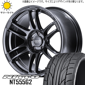 新品 プリウス 205/45R17 ニットー NT555G2 RMP RACING R26 17インチ 7.0J +47 5/100 サマータイヤ ホイール 4本SET