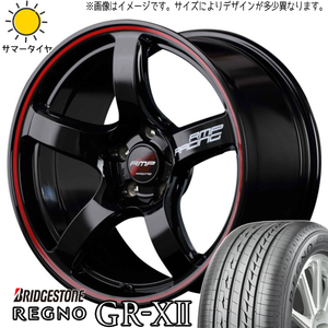 新品 スバル インプレッサ WRX 245/40R18 BS レグノ GR-X2 RMP RACING R50 18インチ 8.5J +45 5/114.3 サマータイヤ ホイール 4本SET