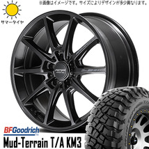 新品 ジムニー 225/75R16 BFグッドリッチ マッドテレーン KM3 RACING R25 Plus 16インチ 5.5J +20 5/139.7 サマータイヤ ホイール 4本SET_画像1