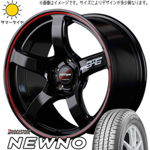 新品 アクアX-URBAN 100系 175/60R16 ブリヂストン ニューノ RMP RACING R50 16インチ 6.0J +42 4/100 サマータイヤ ホイール 4本SET_画像1