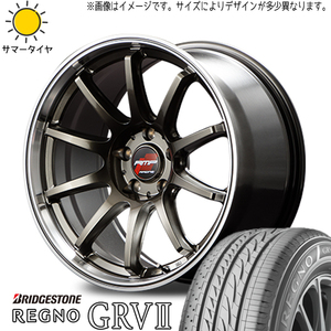 新品 クラウン CX-3 225/45R18 ブリヂストン レグノ GR-V2 RMP RACING R10 18インチ 8.0J +45 5/114.3 サマータイヤ ホイール 4本SET