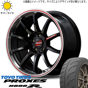 新品 スカイラインGT-R R33 R34 245/40R18 TOYO プロクセス R888R RACING R10 18インチ 9.5J +22 5/114.3 サマータイヤ ホイール 4本SET