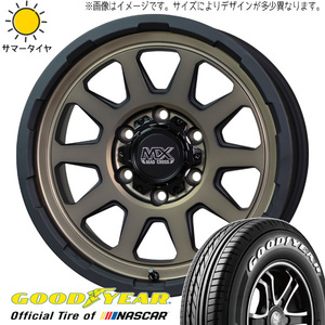 新品 ハイエース 215/65R16 16インチ 109/107 GY EAGLE #1 NASCAR MADCROSS レンジャー 6.5J +38 6/139.7 サマータイヤ ホイール 4本SET