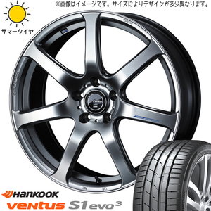 新品 プリウスα セドリック 225/35R19 HANKOOK プライム4 LEONIS ナヴィア07 19インチ 8.0J +35 5/114.3 サマータイヤ ホイール 4本SET