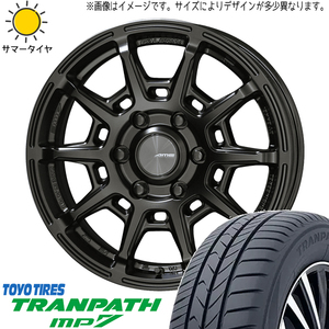 新品 ハイエース 215/65R16 TOYO トランパス MP7 ガレルナ レフィーノ 16インチ 6.5J +38 6/139.7 サマータイヤ ホイール 4本SET