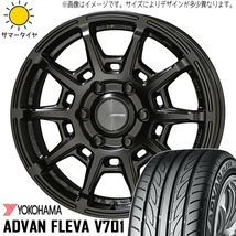 新品 クラウン CX-3 225/45R18 Y/H ADVAN フレバ V701 ガレルナ レフィーノ 18インチ 8.0J +45 5/114.3 サマータイヤ ホイール 4本SET_画像1