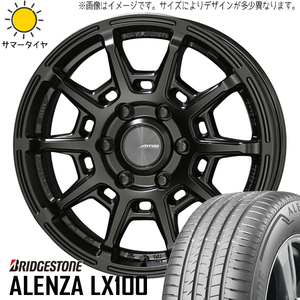 新品 クロストレック ZR-V 225/60R17 BS アレンザ LX100 ガレルナ レフィーノ 17インチ 7.0J +48 5/114.3 サマータイヤ ホイール 4本SET