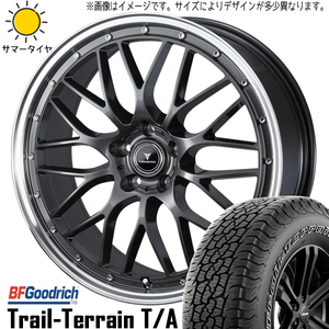 新品 アウトランダー デリカ 225/55R18 BFGoodrich トレイルテレーン T/A M1 18インチ 8.0J +42 5/114.3 サマータイヤ ホイール 4本SET