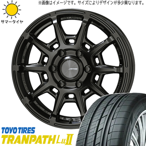 新品 ハイエース 215/65R16 TOYO トランパス Lu2 ガレルナ レフィーノ 16インチ 6.5J +38 6/139.7 サマータイヤ ホイール 4本SET