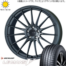 新品 ランサーエボリューション 245/40R18 DUNLOP ルマン5 + エンケイ RS05RR 18インチ 9.5J +35 5/114.3 サマータイヤ ホイール 4本SET_画像1