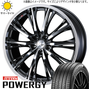 新品 bB キューブ ノート 205/45R17 ピレリ パワジー レオニス RT 17インチ 6.5J +42 4/100 サマータイヤ ホイール 4本SET