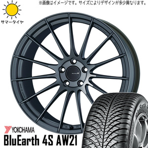 新品 ランエボ 245/40R18 Y/H 4S AW21 エンケイ RS05RR 18インチ 9.5J +35 5/114.3 オールシーズンタイヤ ホイール 4本SET