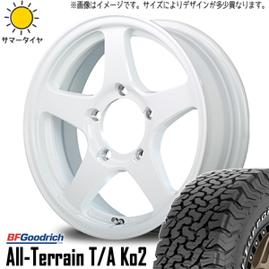 新品 ジムニー 225/70R16 BFグッドリッチ Ko2 オフパフォーマー RT-5N 16インチ 5.5J +22 5/139.7 サマータイヤ ホイール 4本SET