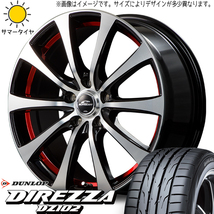 新品 フォレスター レガシィ 215/55R17 D/L DZ102 シュナイダー RX-01 17インチ 7.0J +47 5/100 サマータイヤ ホイール 4本SET_画像1