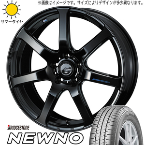 新品 NBOX タント スペーシア 165/50R16 BS ニューノ レオニス ナヴィア07 16インチ 5.0J +45 4/100 サマータイヤ ホイール 4本SET