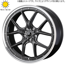 新品 プリウスα GRヤリス 225/35R19 おすすめ輸入タイヤ アセット S1 19インチ 8.0J +45 5/114.3 サマータイヤ ホイール 4本SET_画像1