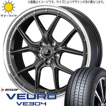 新品 エクストレイル T32 CX-7 225/60R18 DUNLOP ビューロ VE304 Weds S1 18インチ 7.5J +45 5/114.3 サマータイヤ ホイール 4本SET_画像1