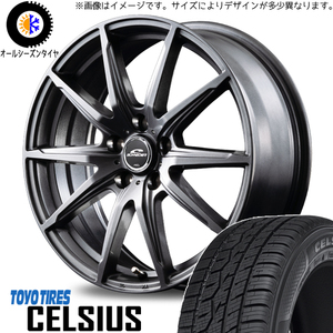 新品 bB サクシード ノート 175/65R14 TOYO セルシアス SLS 14インチ 5.5J +45 4/100 オールシーズンタイヤ ホイール 4本SET