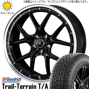 新品 アウトランダー デリカ 225/55R18 BFGoodrich トレイルテレーン T/A S1 18インチ 7.5J +38 5/114.3 サマータイヤ ホイール 4本SET