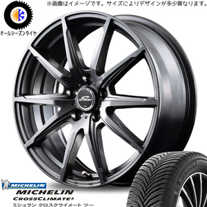 新品 CH-R カローラクロス 215/65R16 ミシュラン シュナイダー SLS 16インチ 6.5J +48 5/114.3 オールシーズンタイヤ ホイール 4本SET