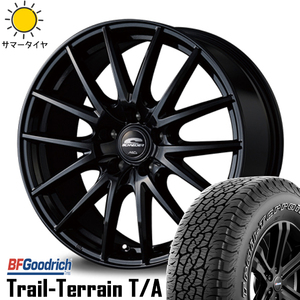 新品 アウトランダー デリカ 225/55R18 BFグッドリッチ T/A SQ27 18インチ 8.0J +42 5/114.3 サマータイヤ ホイール 4本SET