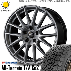 新品 RAV4 265/65R17 BFグッドリッチ オールテレーン Ko2 SQ27 17インチ 7.0J +38 5/114.3 サマータイヤ ホイール 4本SET